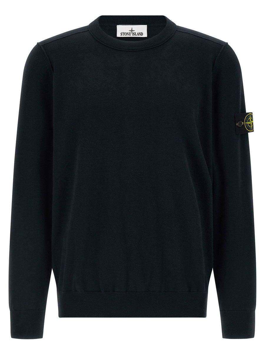 Stone Island Organic cotton sweater in black