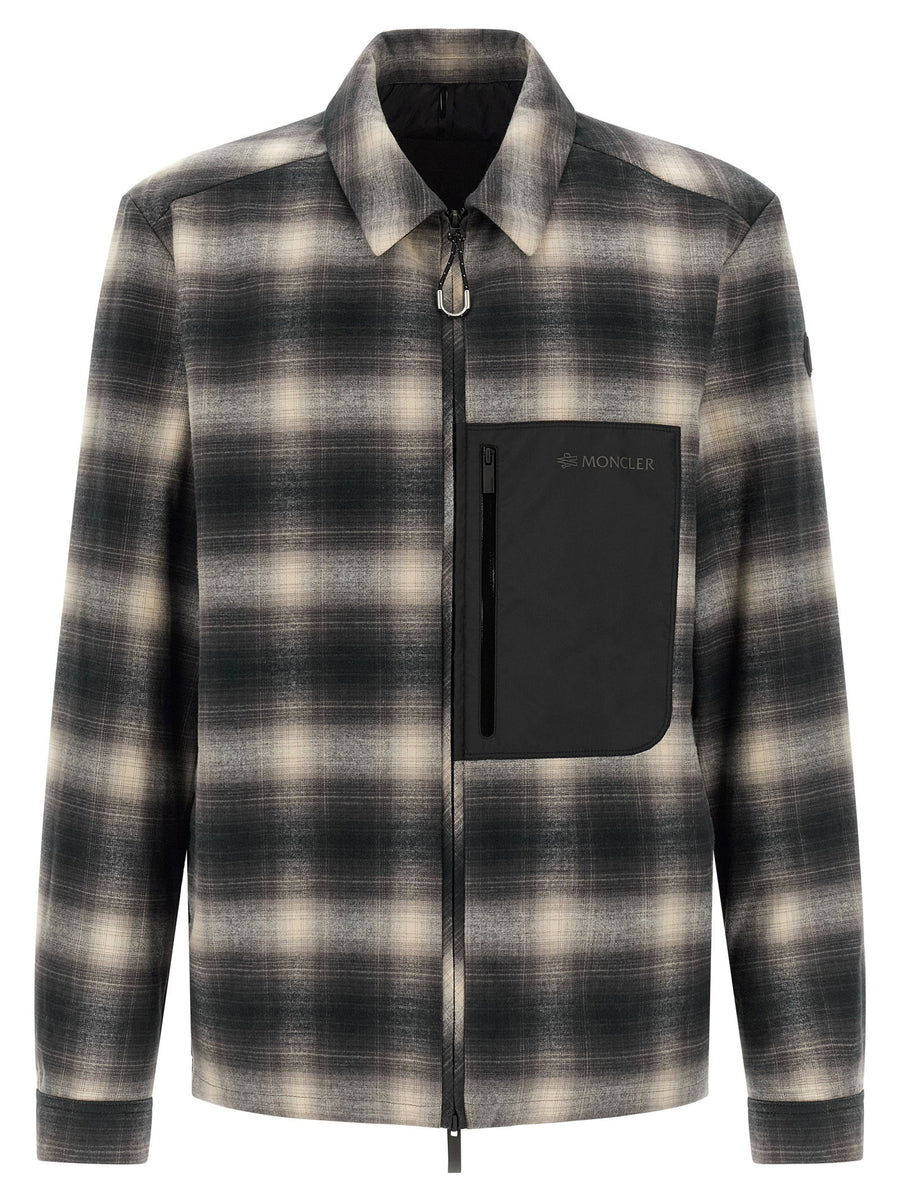 Moncler Cornisello Overshirt — Gray