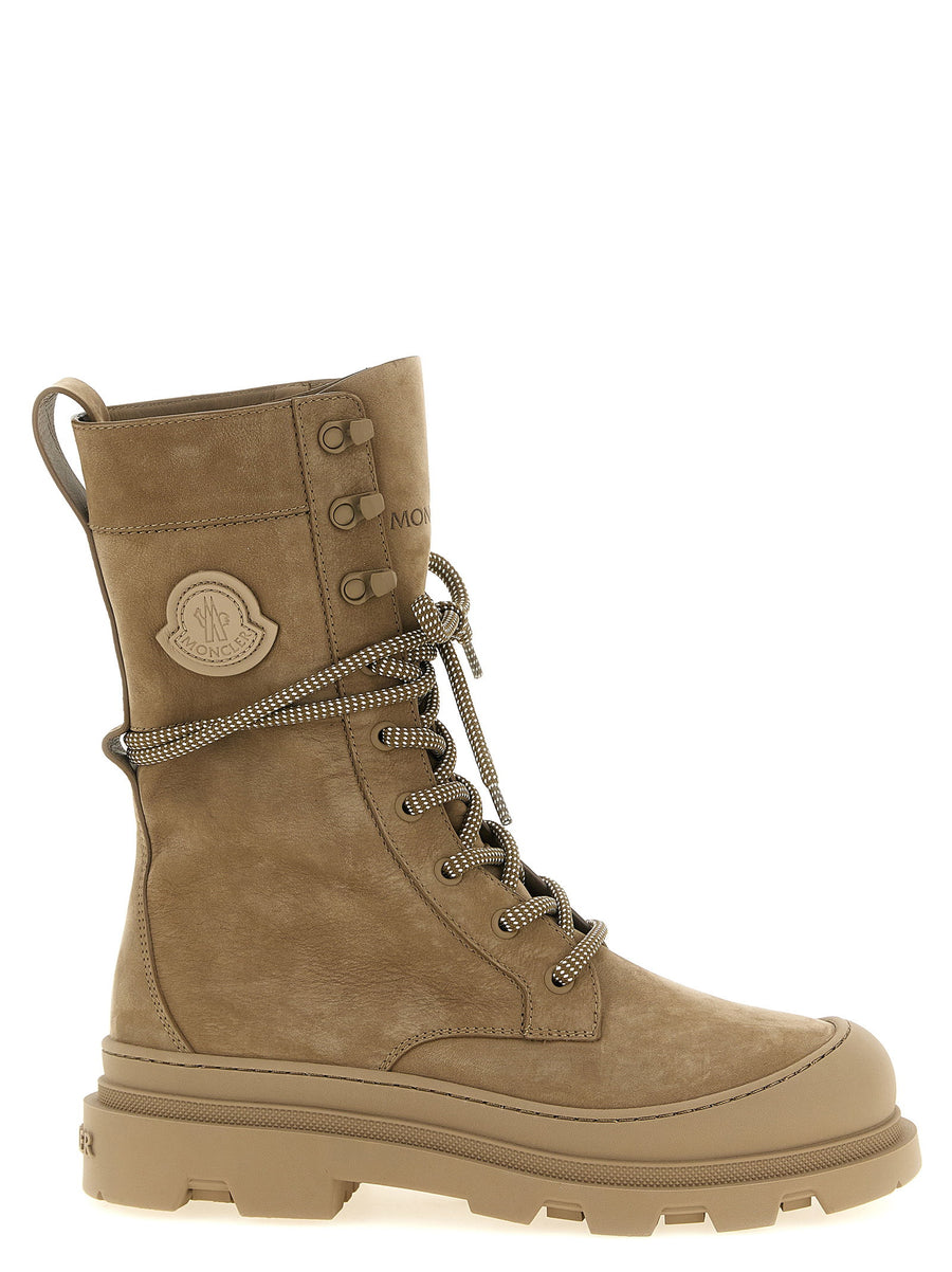 Moncler Vera Boot — Tan
