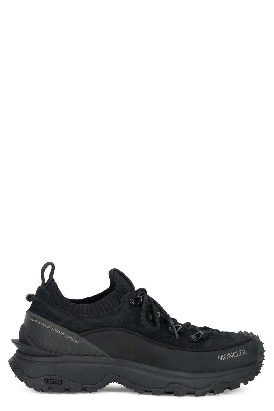 Trainers With High Sole Black Polyurethane