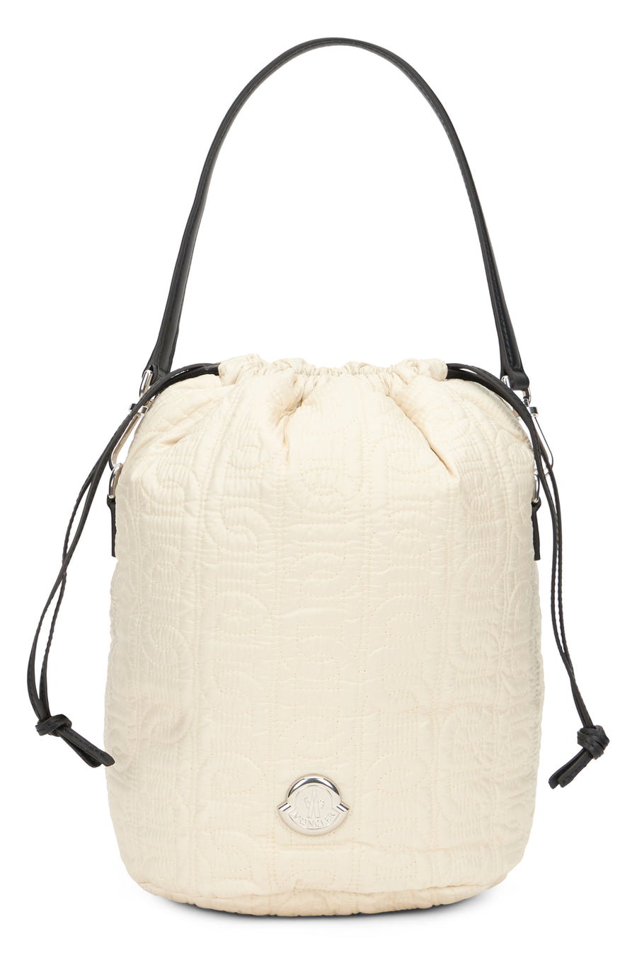 Quilted Handbag Cream Polyamide Handbags