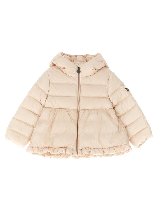 Moncler Enfant Odile Down Jacket — Cream