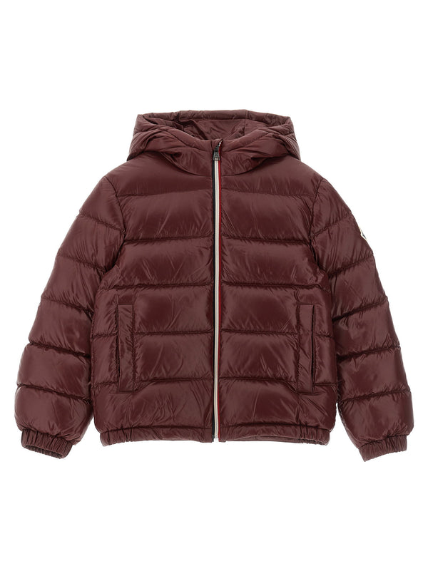Moncler Enfant جاكيت داون — عنابي