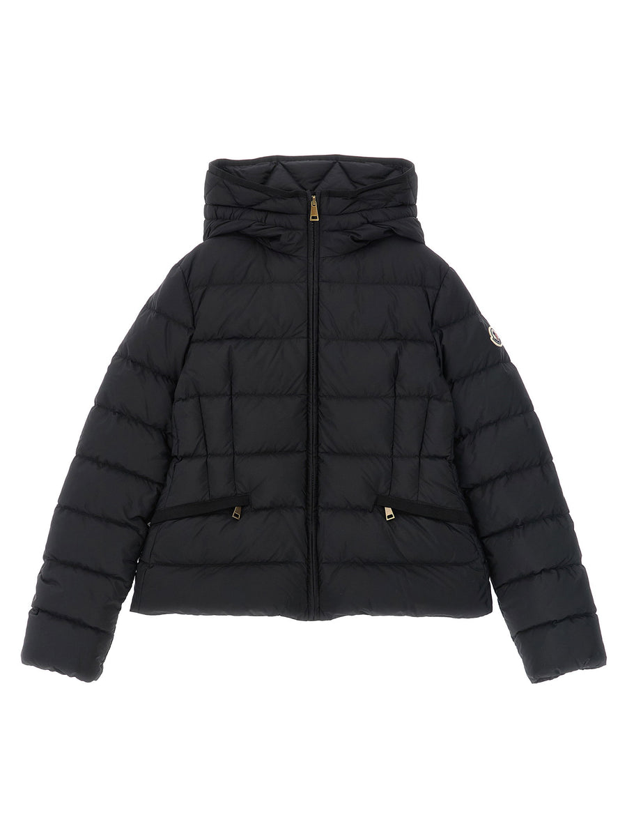 Moncler Enfant Quilted Down Down Jacket — Black