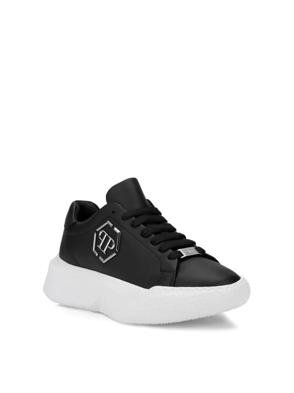 Philipp Plein Leather sneaker in black