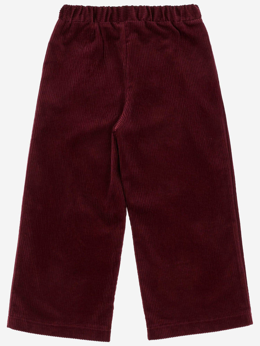 Trousers Thelma Bordeaux Corduroy Cotton