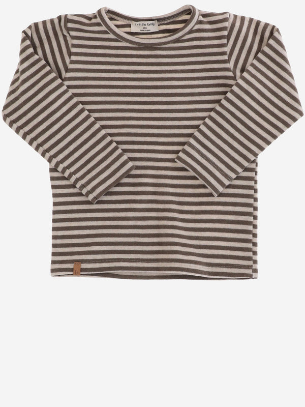 Striped Stretch Cotton Sweater Multicolour