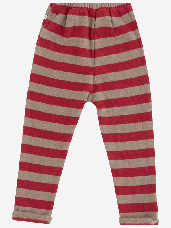 Pants Striped Stretch Cotton Blend Multicolour Trousers