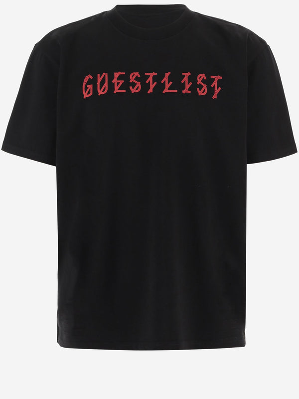 T-Shirt Guestlist Cotton Black T-shirts