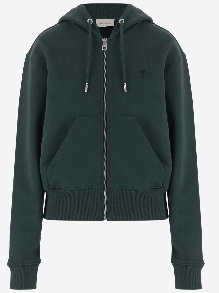Sweatshirt Cotton Dark Green