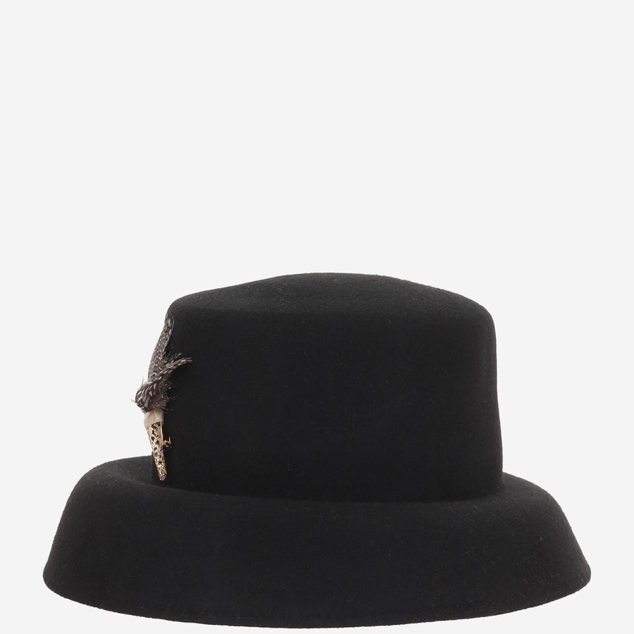 Wool Bucket Hat Black