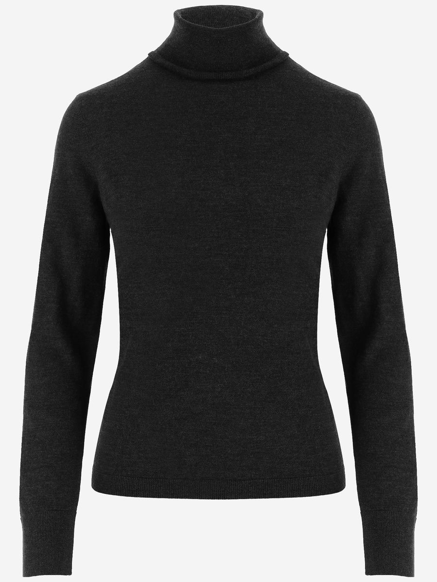 Turtleneck Sweater Virgin Wool Black