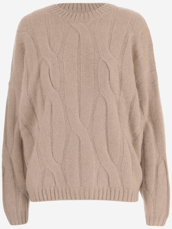Cashmere And Silk Sweater Beige