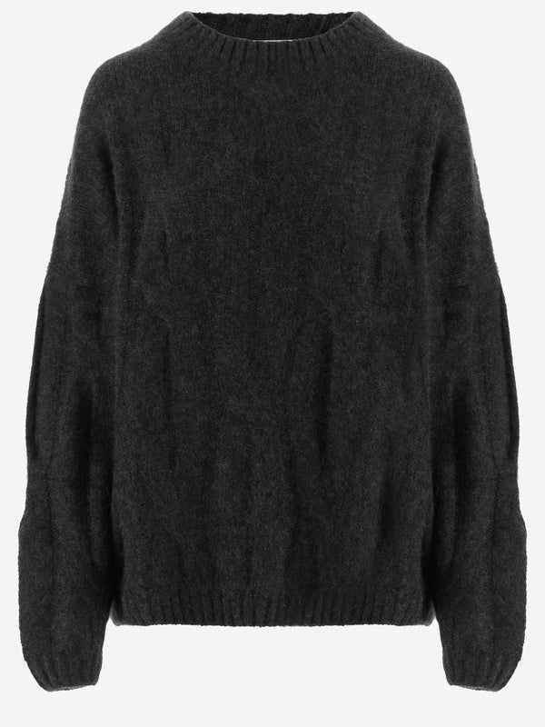 Sweater Cashmere And Silk Black