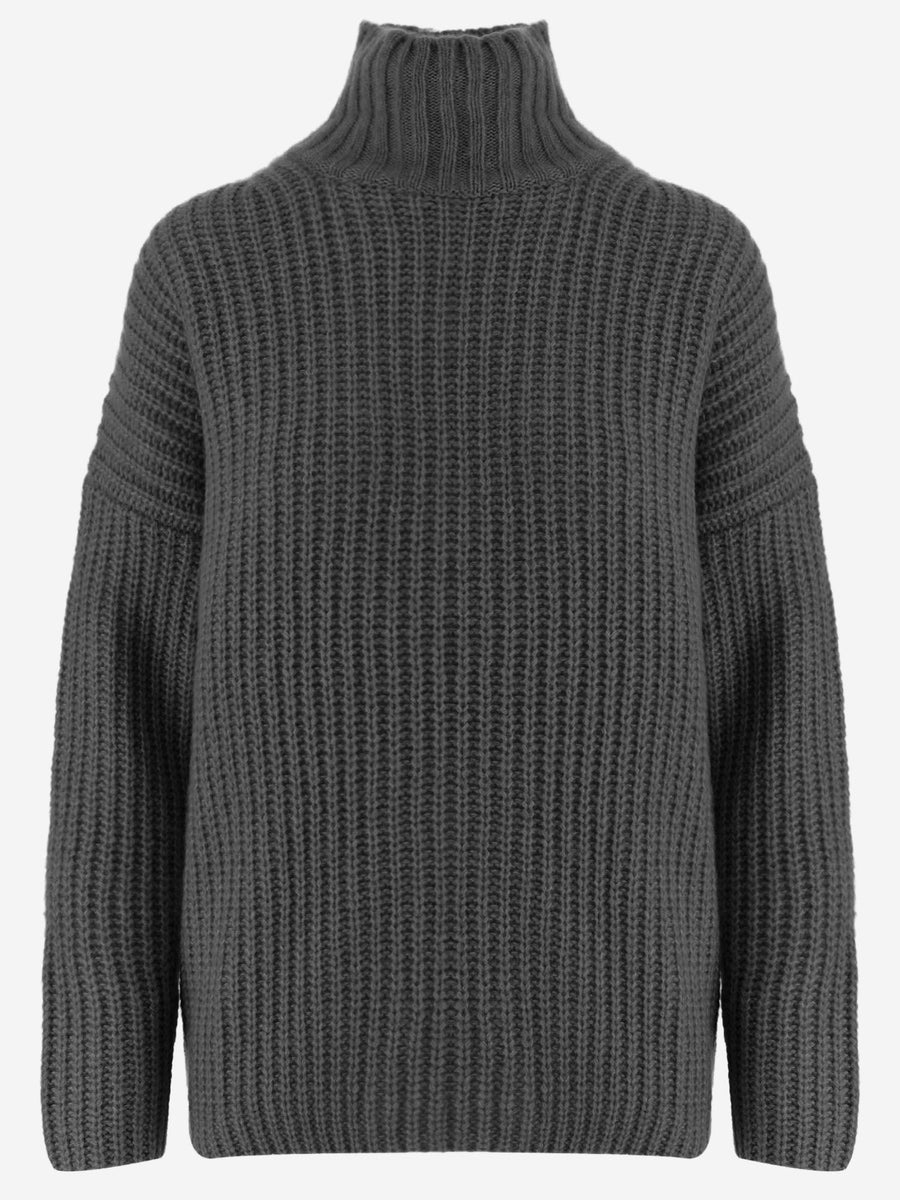 Cashmere And Silk Sweater Grey
