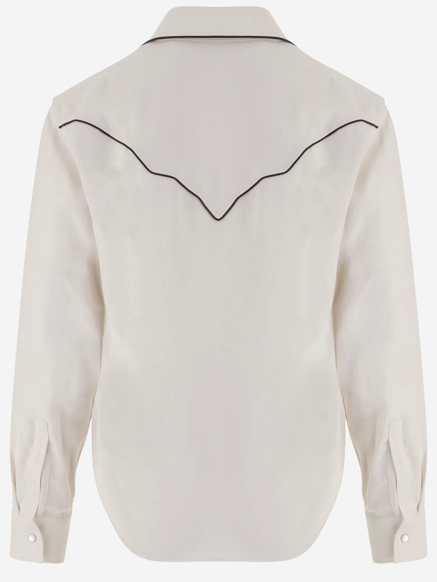 Technical Jersey Shirt White Polyester