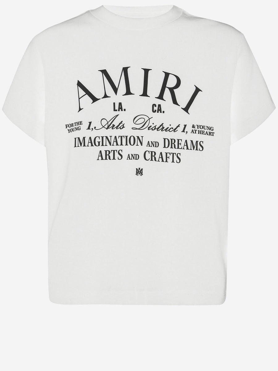 Cotton Logo Print T-Shirt White T-shirts
