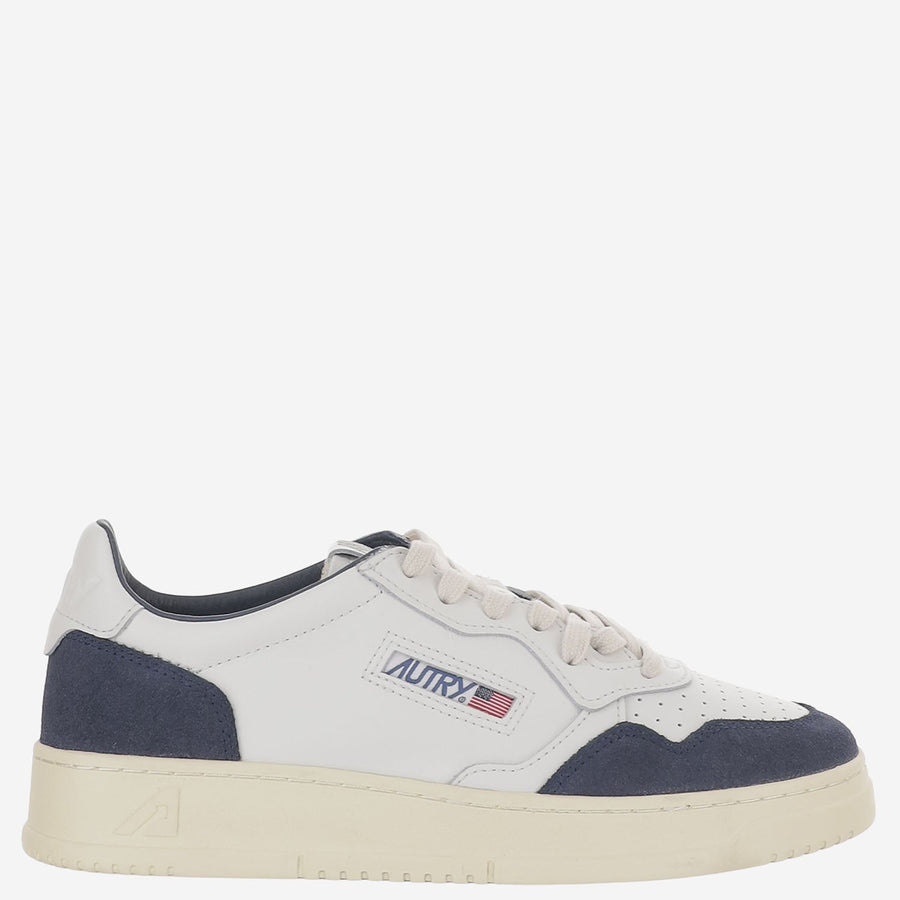 Leather Sneakers Medalist Low Navy Trainers