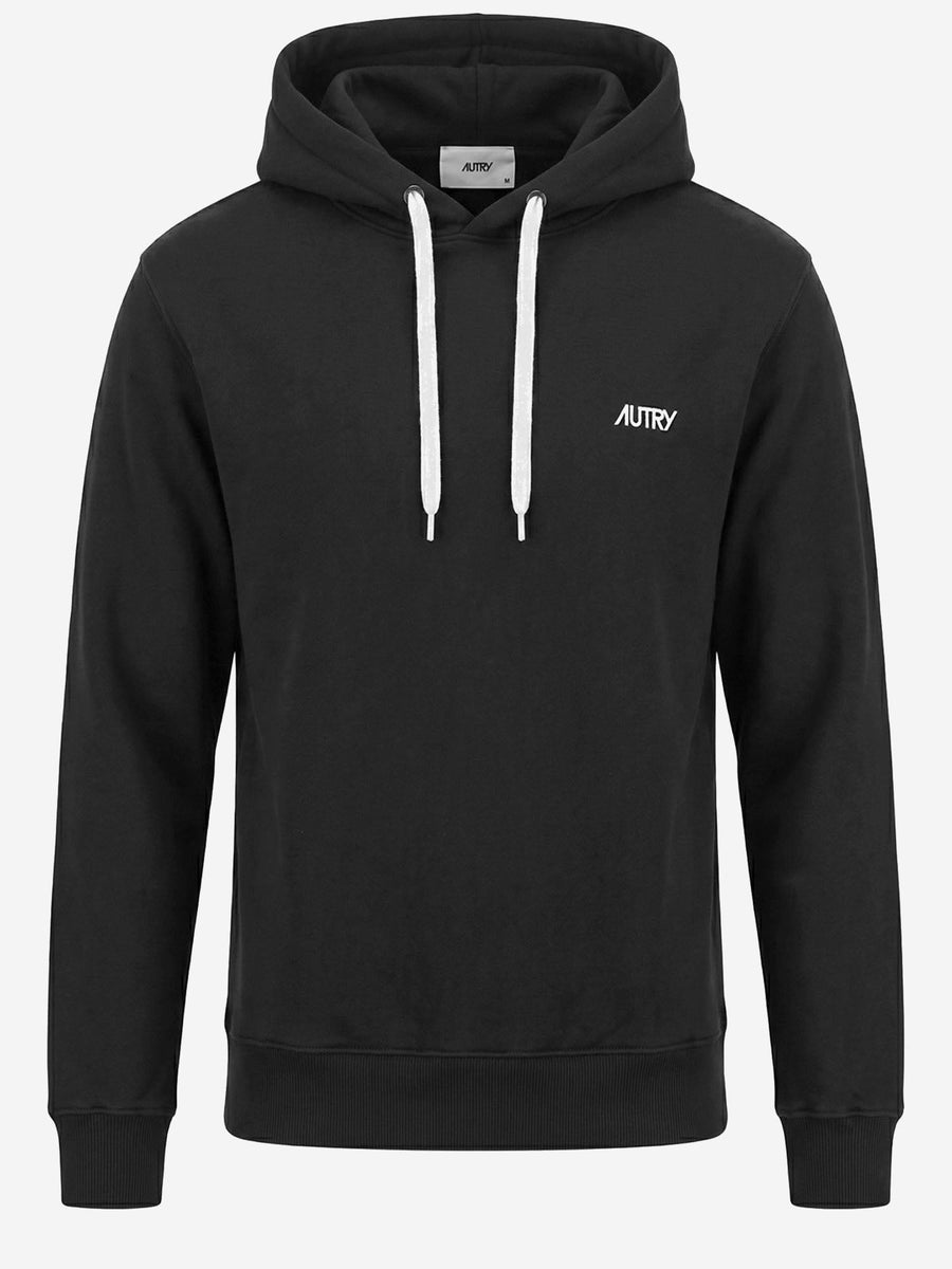 Cotton Hoodie With Logo Black Sweatshirts