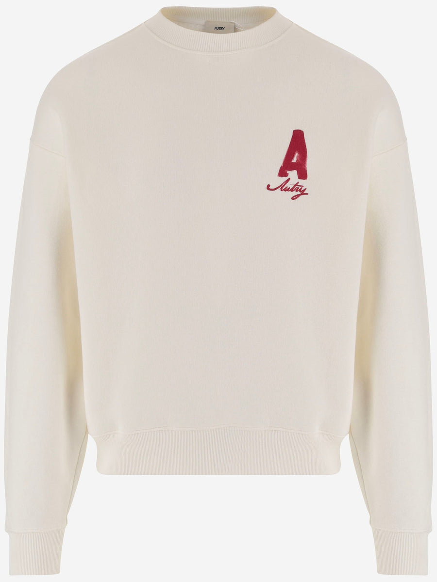 Sweatshirt Heritage Cotton White Sweatshirts