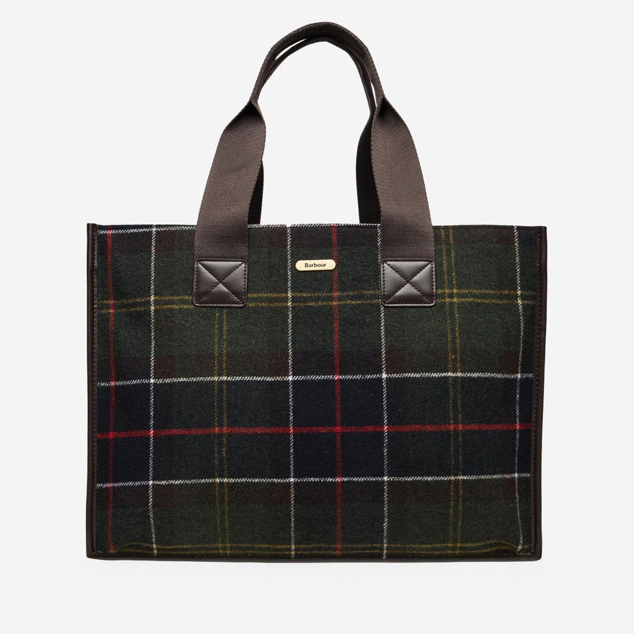 Tote Bag Turnberry Wool-Blend Check Multicolour Polyester Handbags