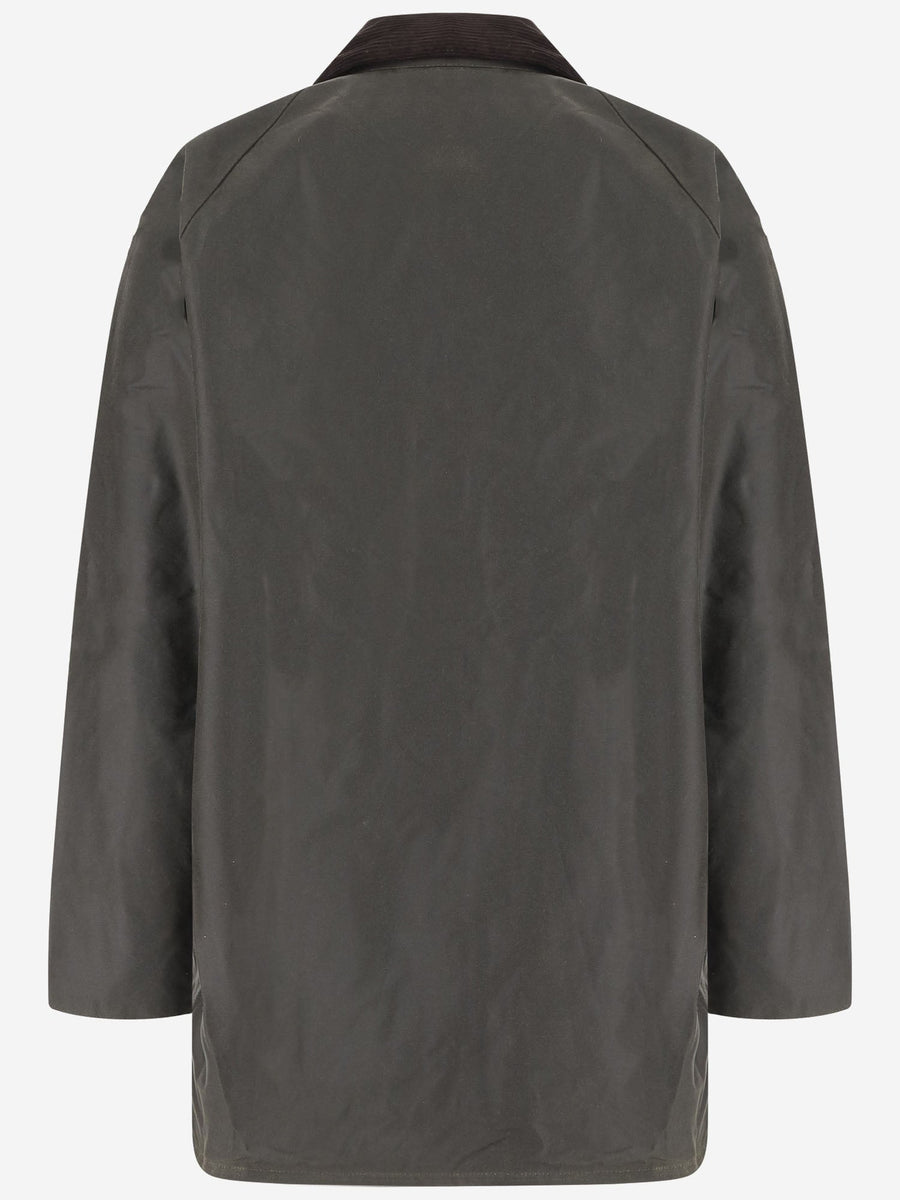 Waxed Coat Beaufort Olive Green Cotton Jacket
