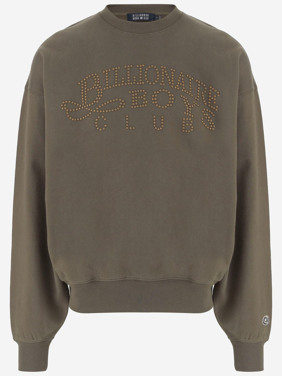 Cotton Sweatshirt Khaki Sweatshirts