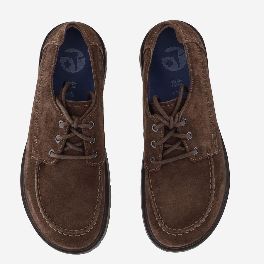 Shoes Highwood Moc Lace Low Dark Brown Leather Boot