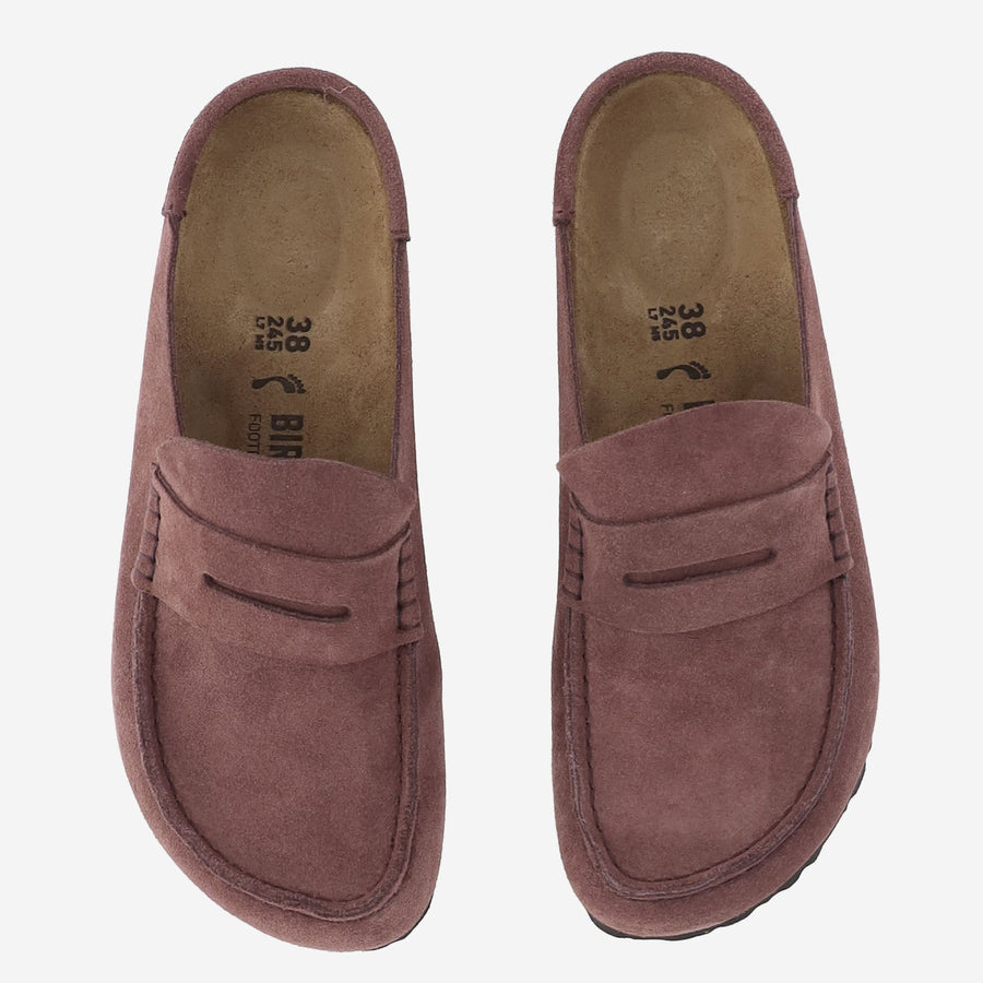 Loafers Naples Wrapped Suede Wine Leather Sandal