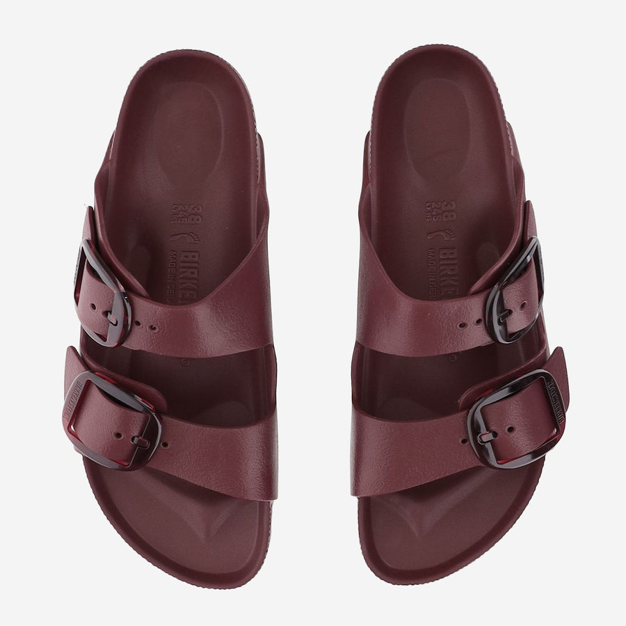Sandals Arizona Big Buckle Bordeaux Eva Rubber