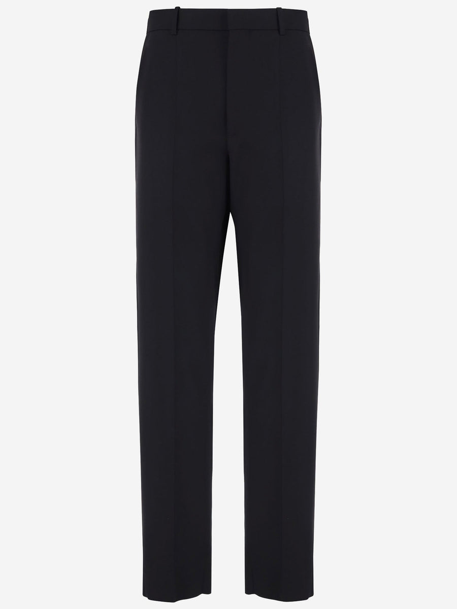 Trousers Grain De Poudre Wool Black