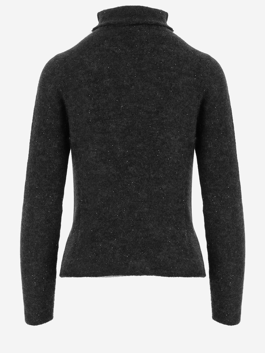 Sweater, Alpaca And Wool, Black