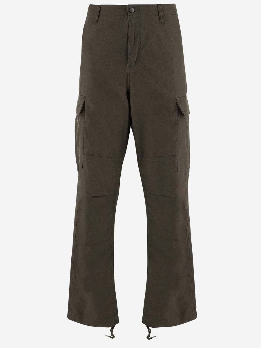 Cargo Pants Regular Cotton Pinecone Trousers