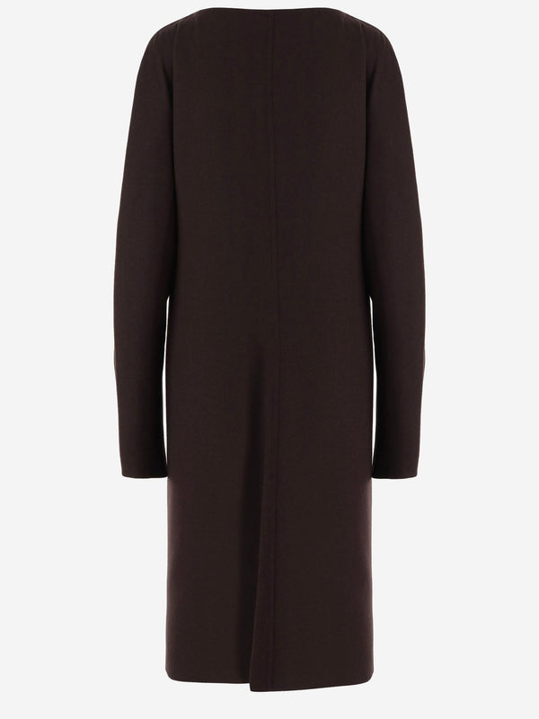 Wool Dress Brown