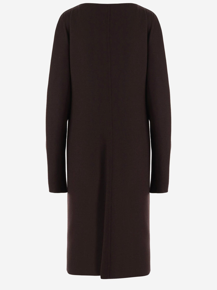 Wool Dress Brown