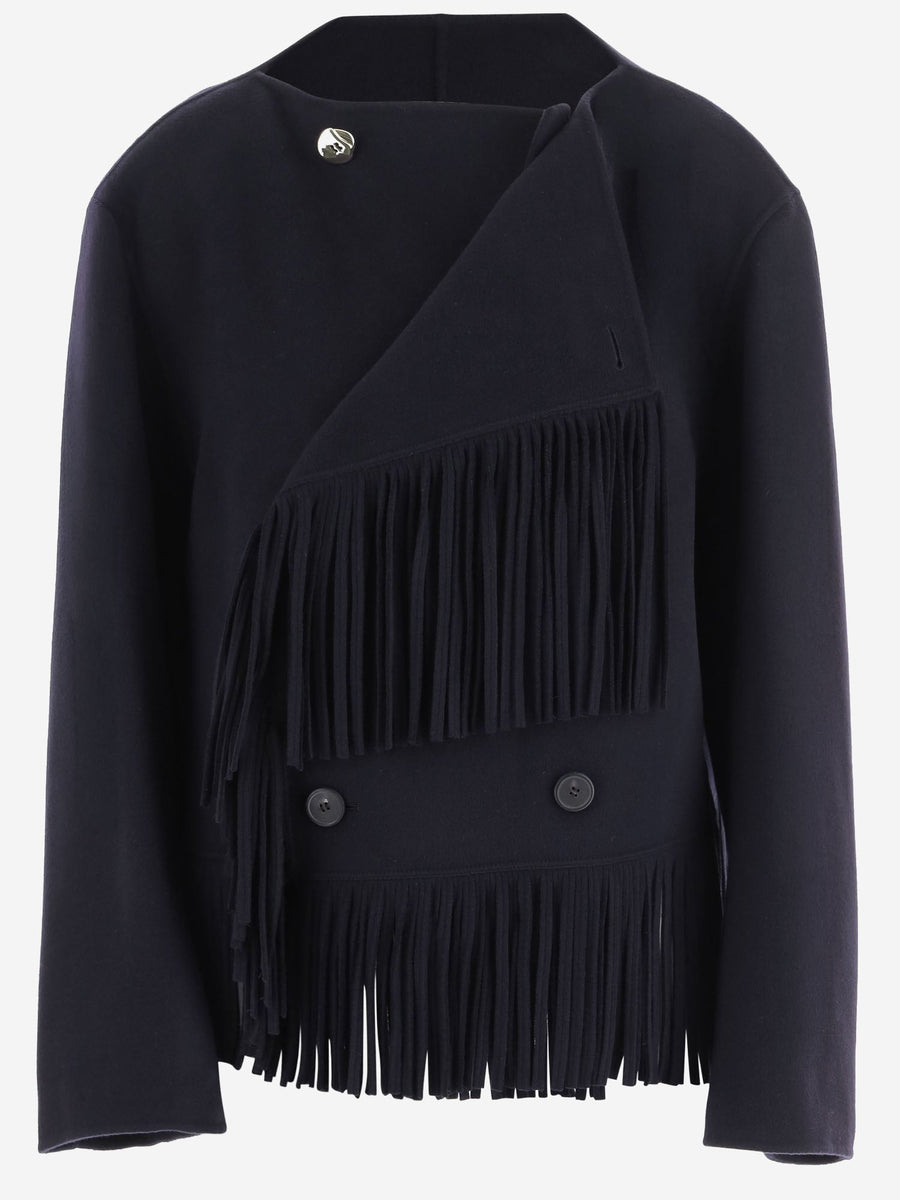 Jacket Wool-Cashmere Dark Navy