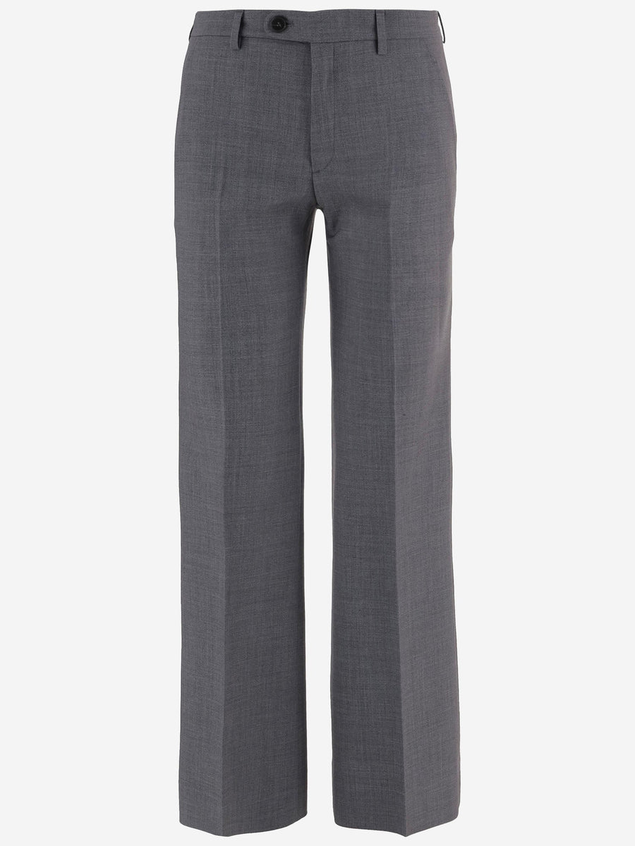 Trousers Colin Stretch Wool Grey Polyester