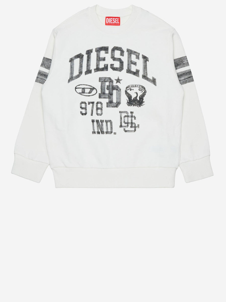 Cotton Sweatshirt With Logo White Main: Cotton; Rib: Hoods & Sweatshirts