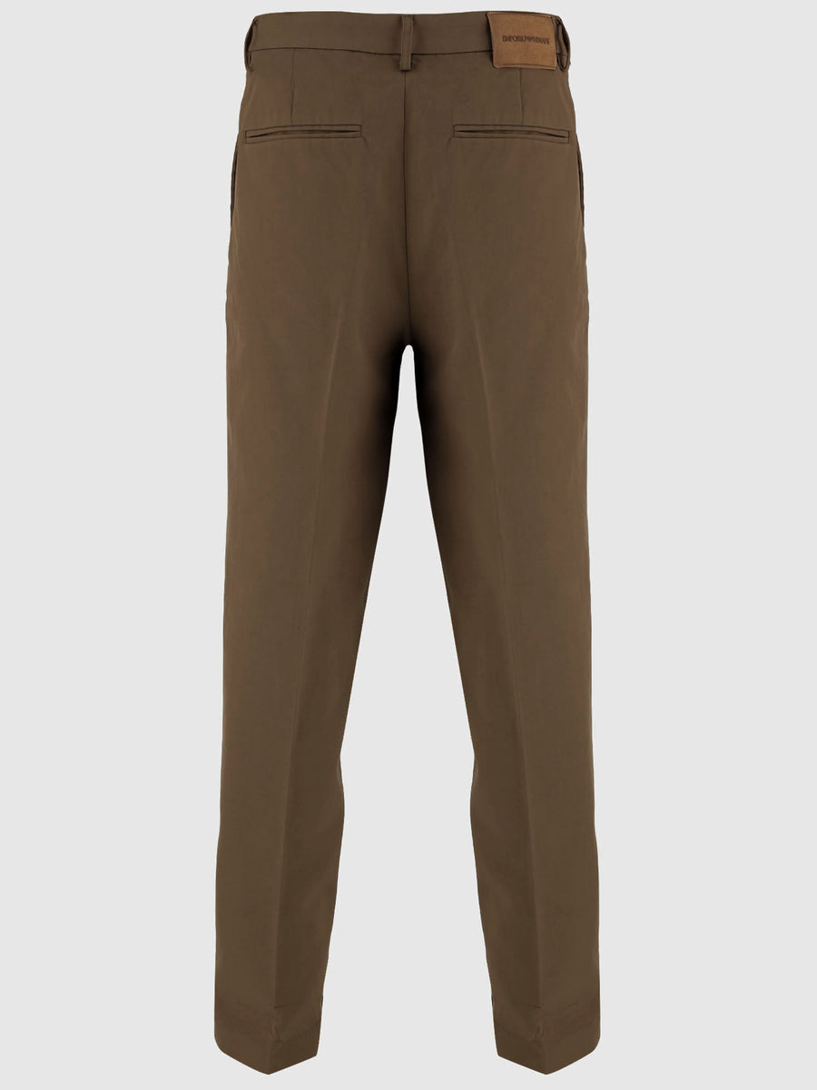 Cotton Trousers Brown