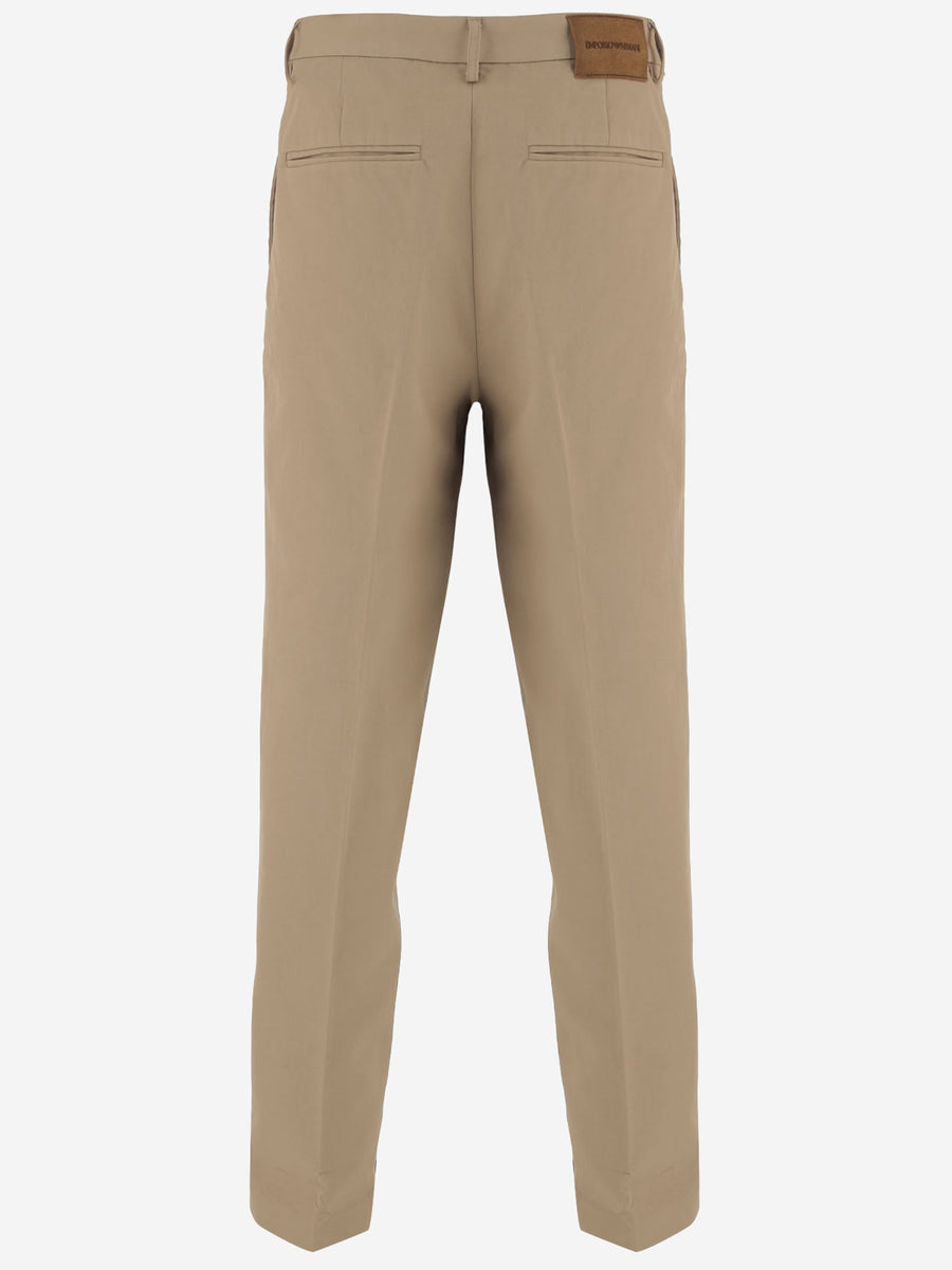 Trousers Cotton Beige