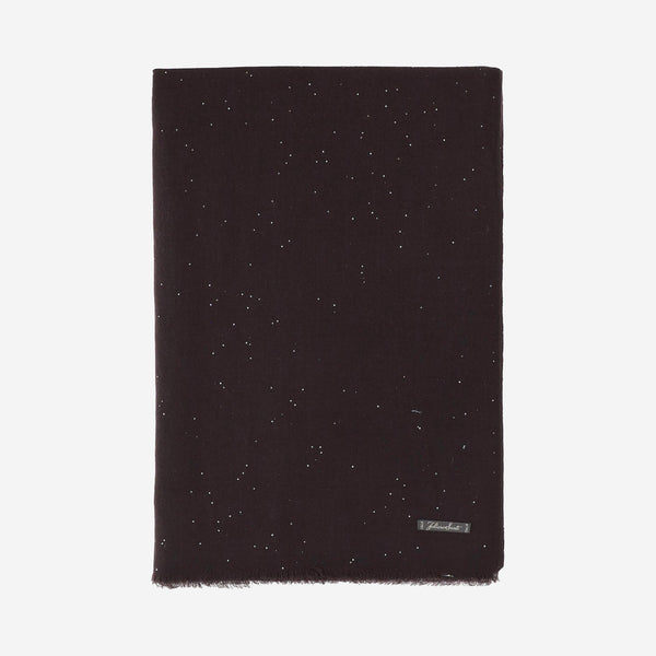 Wool Scarf Raissa Dark Brown
