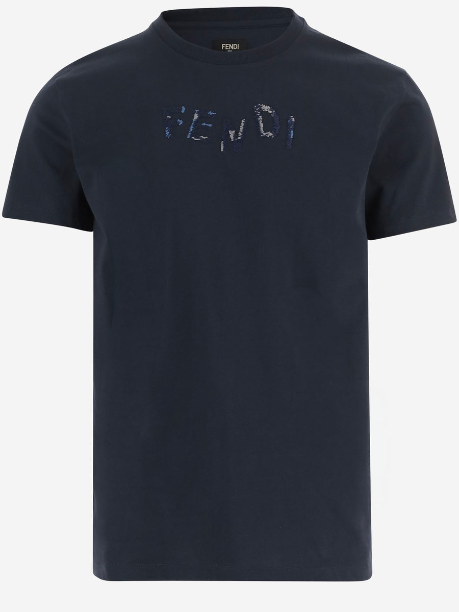 Cotton T-Shirt Dark Blue T-shirts