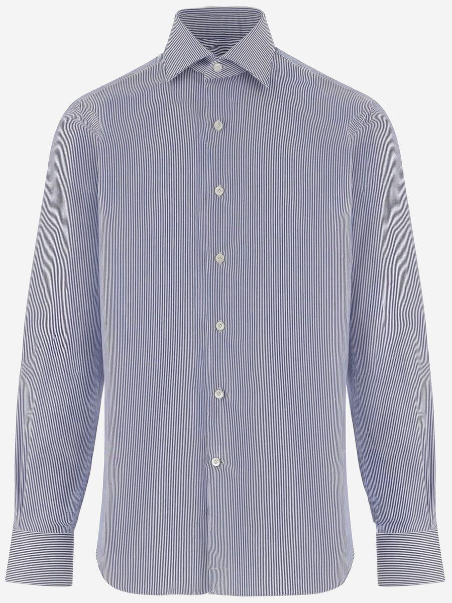 Shirt, Striped Cotton Multicolour