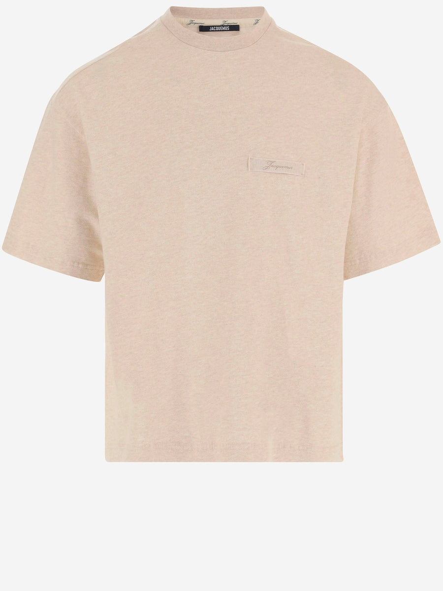 Cotton T-Shirt Beige T-shirts & Jerseys