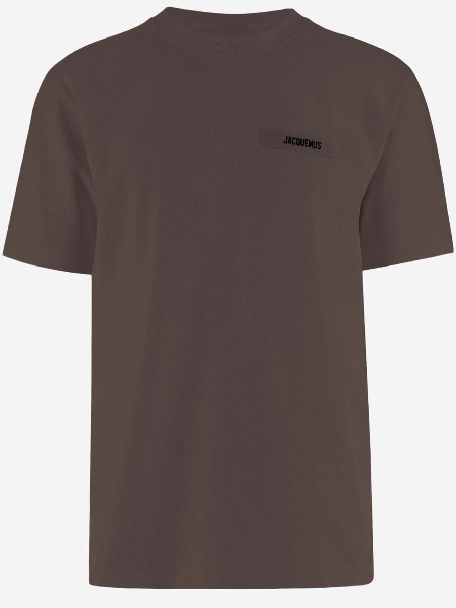 T-Shirt Le Gros Grain Brown Cotton T-shirts & Jerseys