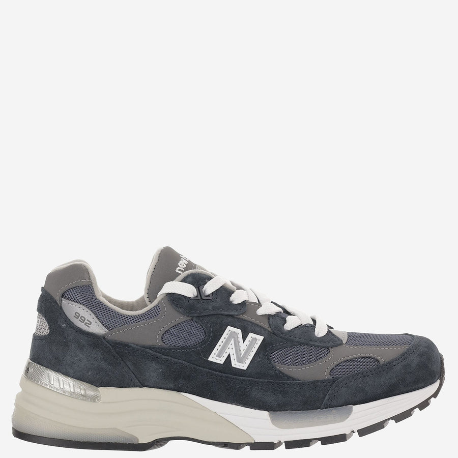 Sneakers 991 Navy Pigskin/mesh Trainers