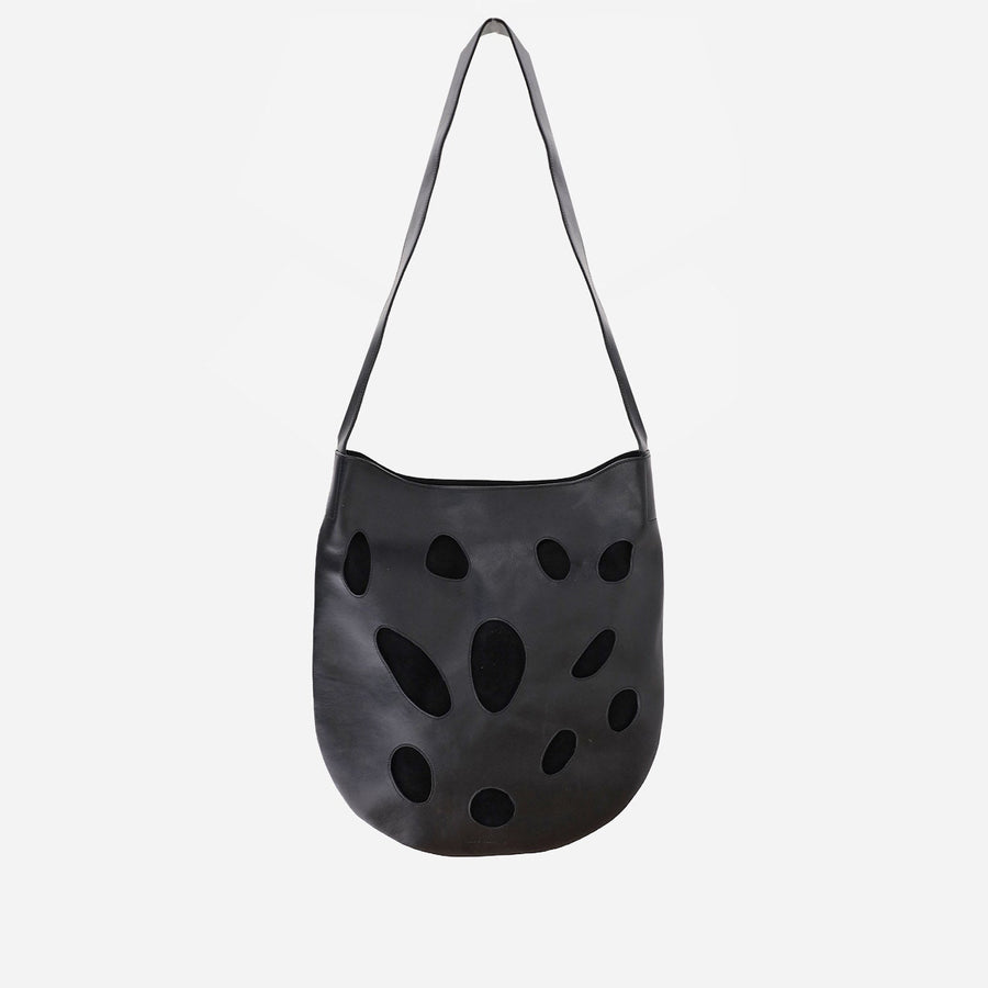 Shoulder Bag Black Calfskin
