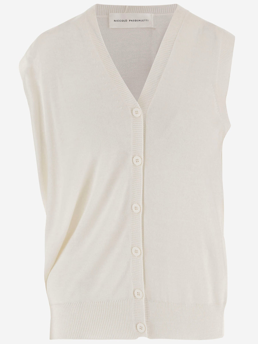 Merino Wool Cardigan Cream