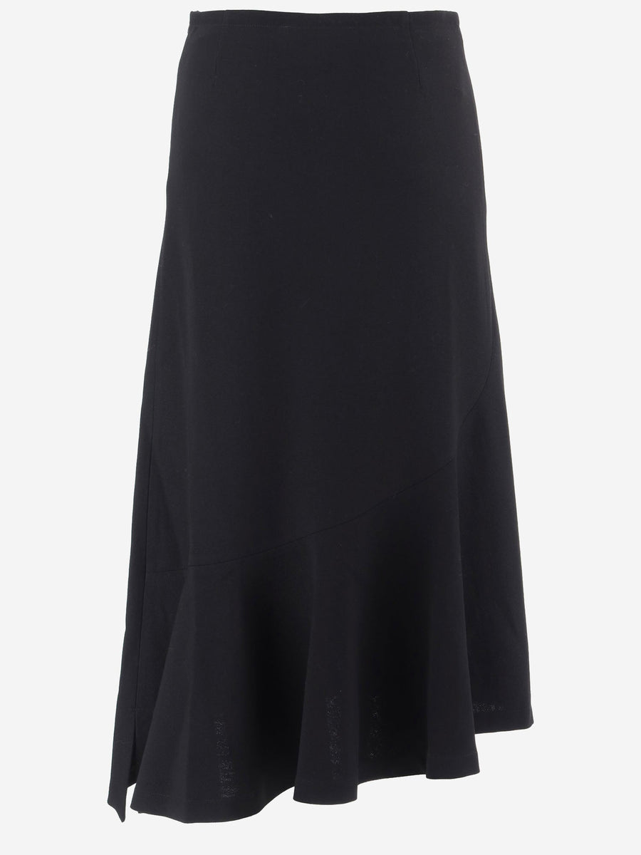 Virgin Wool Skirt Black