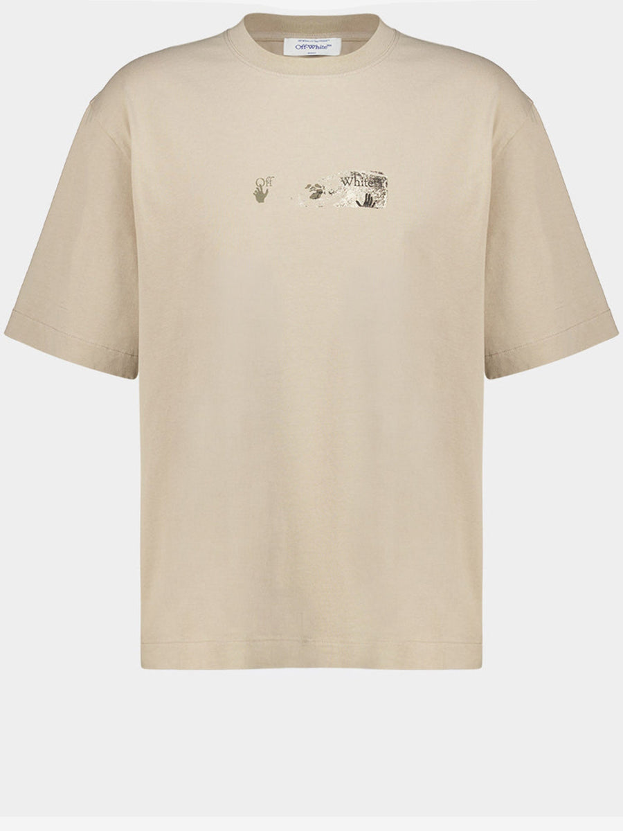 T-Shirt Spices Arrow Cotton Beige T-shirts